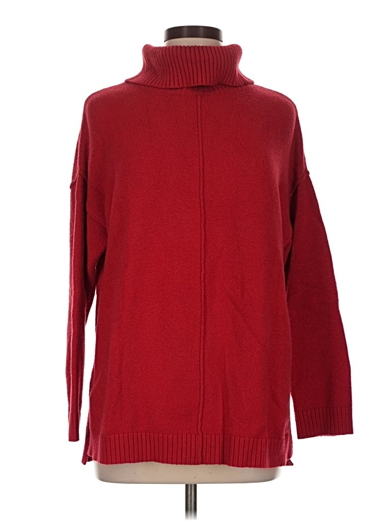 Pre-owned Alfani Turtleneck Sweater In Red