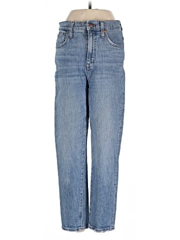 Madewell Classic Straight Jeans in Peralta Wash (view 1)