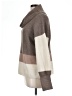 Olive and Oak Color Block Brown Turtleneck Sweater Size L - photo 5