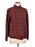 L.L.Bean 100% Cotton Plaid Red Long Sleeve Button-Down Shirt Size L - photo 1