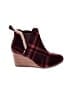 TOMS Burgundy Wedges Size 5 1/2 - photo 1
