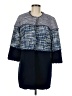 Chico's Tweed Blue Coat Size Med (1) - photo 1