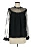 J.Crew 100% Polyester Black Long Sleeve Blouse Size M - photo 1