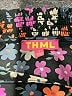 THML 100% Polyester Floral Black Short Sleeve Blouse Size S - photo 4
