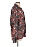 Oleg Cassini 100% Nylon Print Red Long Sleeve Blouse Size L - photo 4