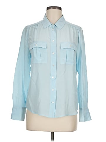 J.Crew Long Sleeve Silk Top (view 1)