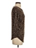 Market and Spruce Animal Print Brown Pullover Sweater Size S - photo 4