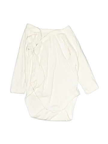 Petit Bateau Long Sleeve Onesie (view 1)
