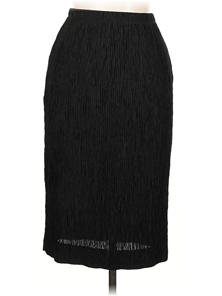 Pre-owned Leslie Fay Formal Skirt In Black