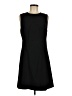Theory Solid Black Cocktail Dress Size 10 - photo 1