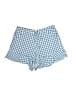 Olivaceous 100% Cotton Checkered-gingham Blue Shorts Size L - photo 1