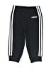 Adidas 100% Polyester Black Track Pants 6-9 MO / 9 MO - photo 1