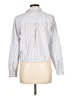 Madewell 100% Cotton Stripes Silver Long Sleeve Button-Down Shirt Size L - photo 2