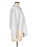 Madewell 100% Cotton Stripes Silver Long Sleeve Button-Down Shirt Size L - photo 4