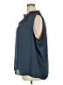 Catherine Malandrino 100% Polyester Solid Blue Sleeveless Blouse Size 3X - photo 5