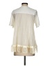 Clu 100% Cotton Ivory Short Sleeve Top Size XS - photo 2