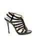 Jimmy Choo 100% Leather Black Sandals Size EU 37 1/2 - photo 1
