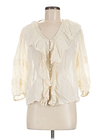 MNG 3/4 Sleeve Blouse (view 1)