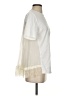 Clu 100% Cotton Ivory Short Sleeve Top Size XS - photo 4