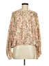 Fate Paisley Ivory Long Sleeve Blouse Size M - photo 1