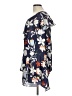 Parker 100% Polyester Floral Blue Casual Dress Size L - photo 5