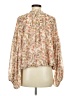 Fate Paisley Ivory Long Sleeve Blouse Size M - photo 2