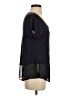 Perseption Concept Black Short Sleeve Top Size S - photo 4