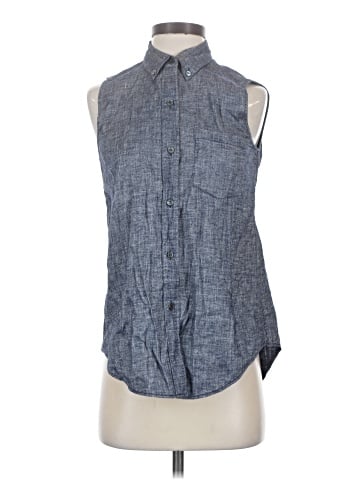 Theory Sleeveless Button-Down Shirt (view 1)