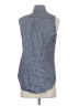 Theory Gray Sleeveless Button-Down Shirt Size P (petite) - photo 2
