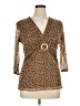 Willi Smith Animal Print Brown Casual Dress Size XL - photo 1