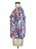 J.Crew 100% Cotton Blue 3/4 Sleeve Blouse Size M - photo 5
