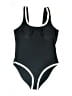 Cupshe Solid Black One Piece Swimsuit Size XL - photo 1