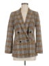 Lady Elite Plaid Yellow Blazer Size M - photo 1