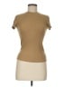 Theory Tan Short Sleeve Turtleneck Size M - photo 1