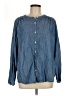 St. John's Bay Blue Long Sleeve Button-Down Shirt Size L - photo 1