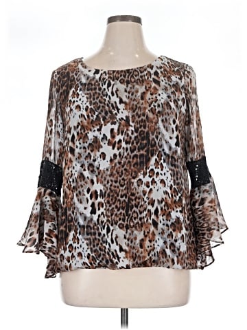 I.N. Studio 3/4 Sleeve Blouse (view 1)