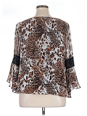 I.N. Studio 3/4 Sleeve Blouse (view 2)