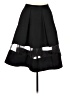 Express Solid Black Formal Skirt Size 6 - photo 1