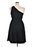 J.Crew 100% Silk Solid Blue Black Cocktail Dress Size 14 - photo 2