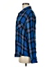 Rails Plaid Blue Long Sleeve Button-Down Shirt Size M - photo 5