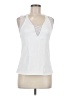 Lucky in Love White Sleeveless Blouse Size M - photo 1