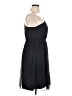 J.Crew 100% Silk Solid Blue Black Cocktail Dress Size 14 - photo 4