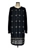 Ann Taylor LOFT 100% Polyester Black Casual Dress Size L - photo 1