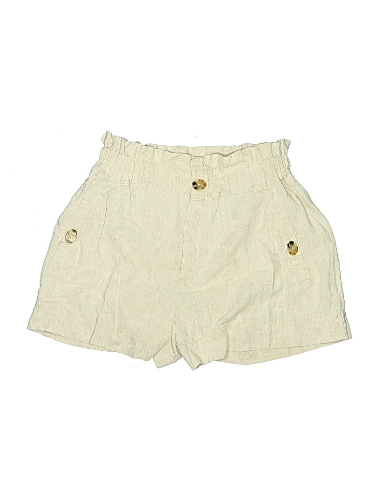 Pre-owned Topshop Shorts In Yellow