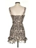 Fab'rik 100% Polyester Animal Print Tan Cocktail Dress Size S - photo 2