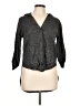 Almost Famous Gray 3/4 Sleeve Button-Down Shirt Size L - photo 1