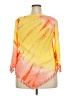 Hale Bob Orange 3/4 Sleeve Blouse Size XXL (estimated) - photo 2