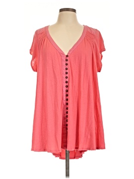 Free People Short Sleeve Blouse