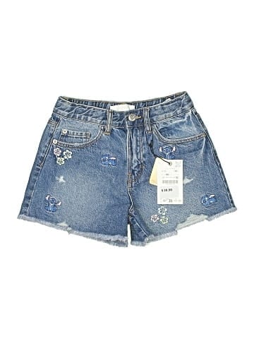 Zara X Disney Denim Shorts (view 1)