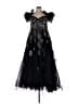 Mac Duggal 100% Polyester Black Cocktail Dress Size 12 - photo 1